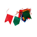eal Seda bandeirão plástico com cordão 10 metros – bandeiras 18x25 cm