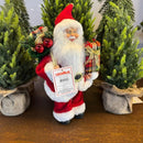 Cromus Noel com Caixa Presente Xadrez VRM/BCO/VRD 40cm