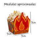Ideia Cachepot Fogueira Nosso Arraiá C6014 com 10 Unidades 9cm x 9cm x 9cm