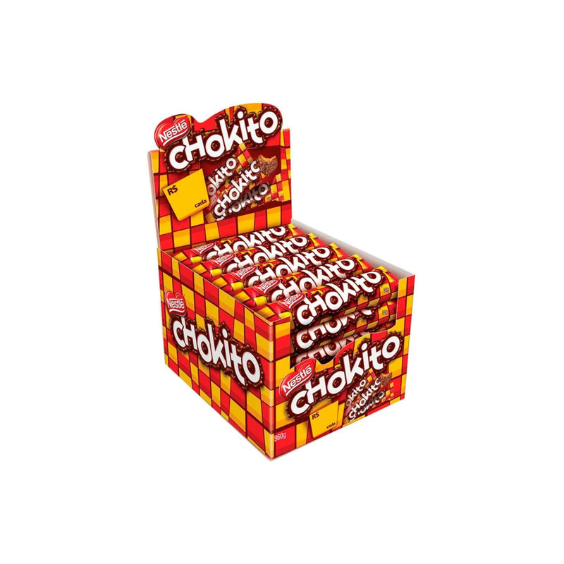 Nestlé Chokito Chocolate 960g Caixa com 30 Unidades