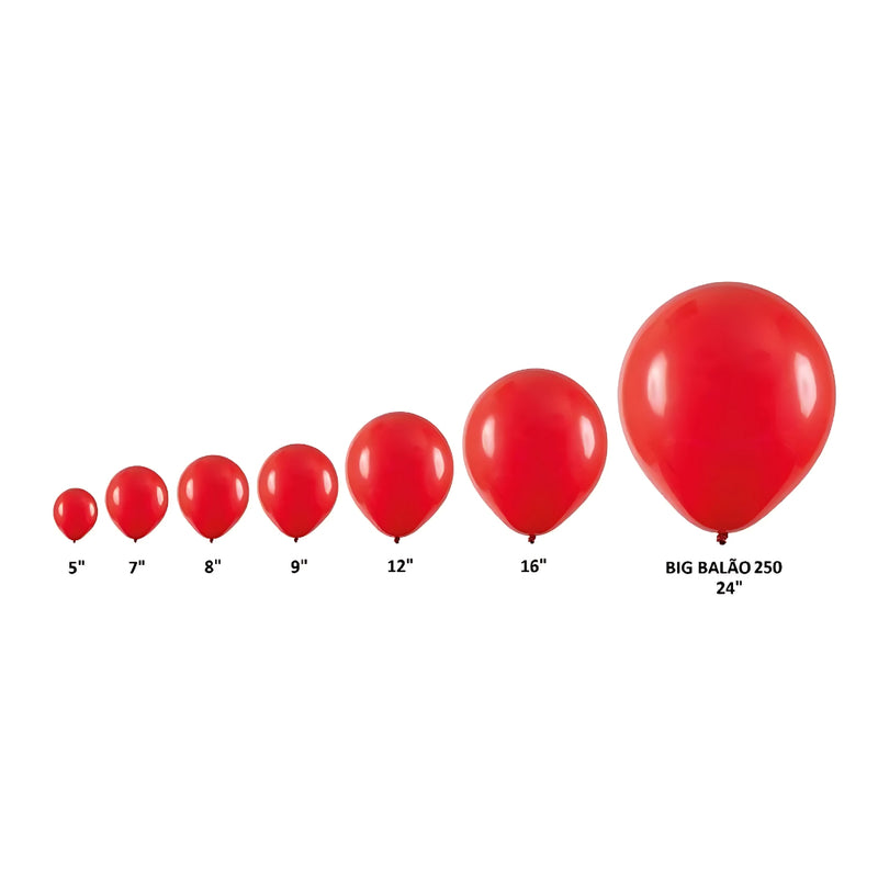 Art Latex Balão Buffet Nº7 com 50 Unidades
