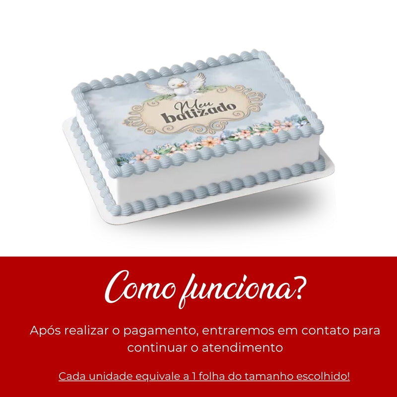 Papel de Arroz Personalizado A3 ou A4