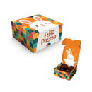 Caixa para 4 Doces Practice Ideia 8cm x 8cm x 4cm com 10 Unidades
