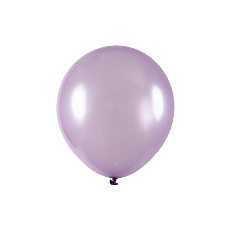Art Latex Balão Redondo Metalizado 9" Pacote com 50 Unidades