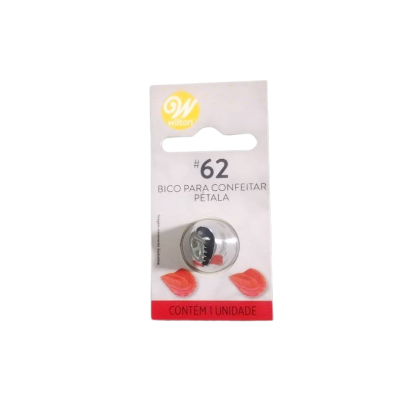 Wilton Bico para Confeitar Pétala Nº 62 Inox