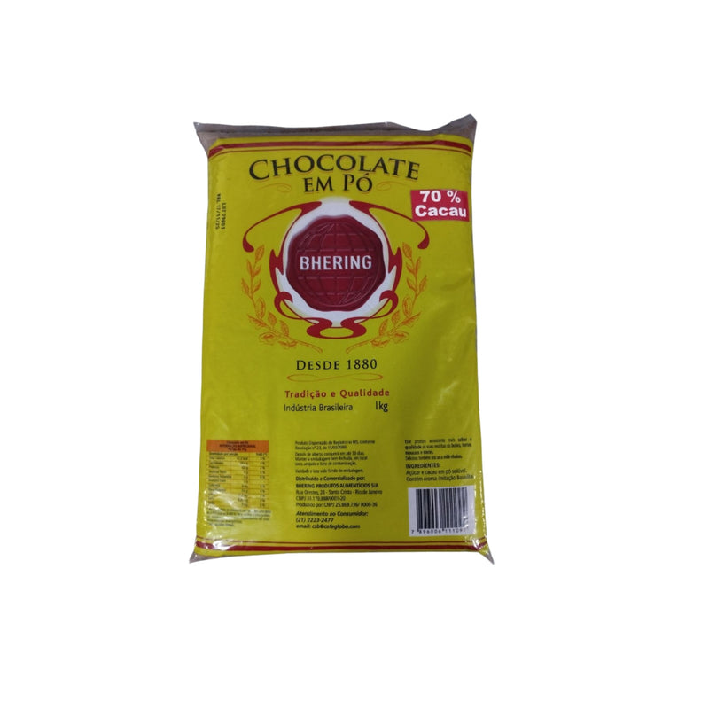 Bhering Chocolate em Pó 70% Cacau 1kg