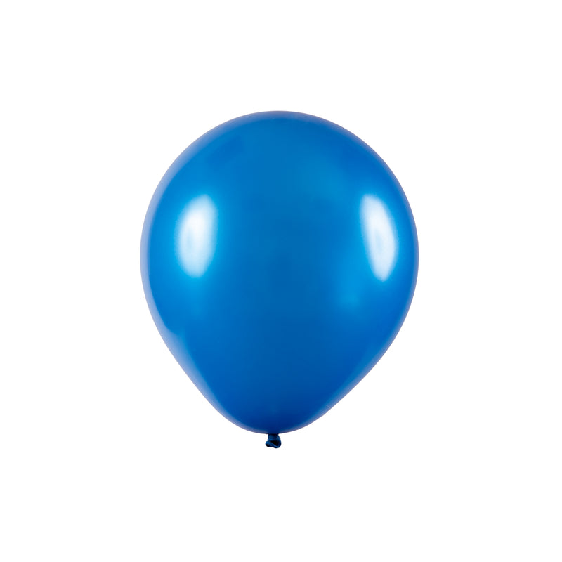 Art Latex Balão Redondo Metalizado 9" Pacote com 50 Unidades