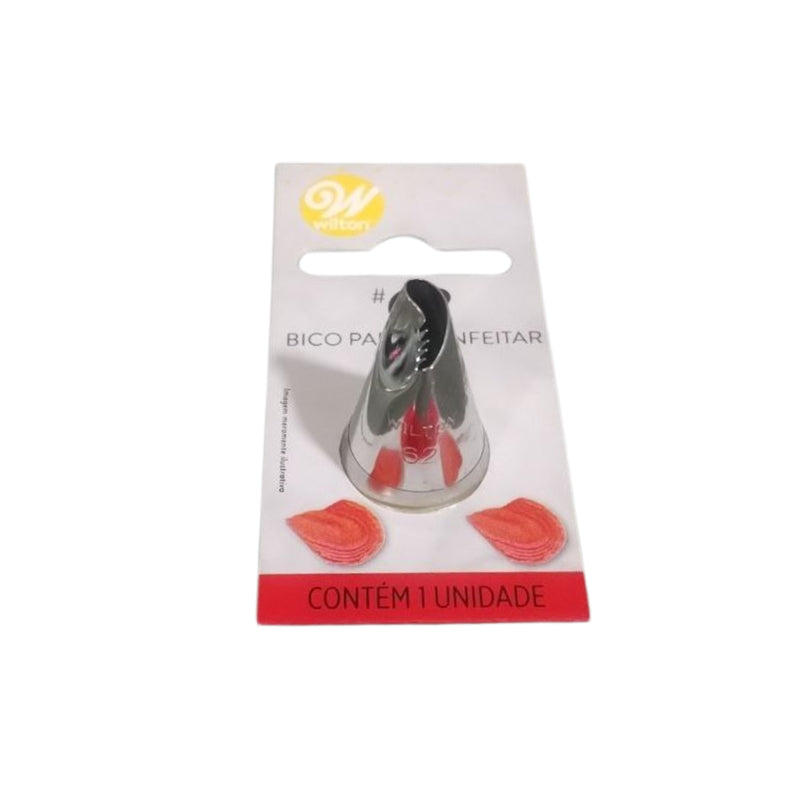 Wilton Bico para Confeitar Pétala Nº 62 Inox