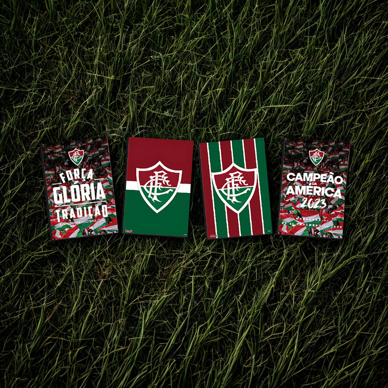 Festcolor Quadros Decorativos Fluminense Oficial Lic. 4 Und.
