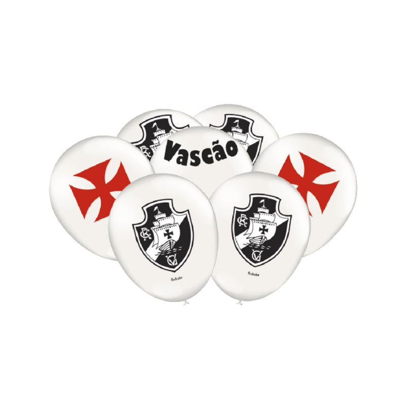 Festcolor Balão Impresso Vasco Oficial Lic. 25 Und.