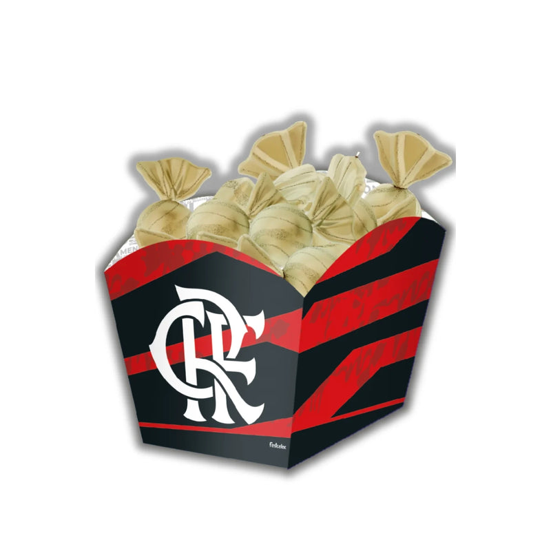 Festcolor Cachepot Médio Flamengo 2023 Licenciado – Pacote com 8 Unidades