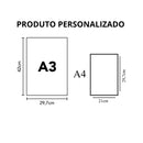 Papel de Arroz Personalizado A3 ou A4