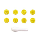 Blue Star Kit Carimbo Heróis Amarelo com 8 Modelos