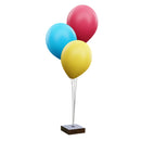 Grinfest Suporte Balão MDF Branco Mini - 3 Hastes