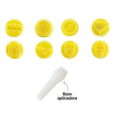 Blue Star Kit Carimbo Heróis Amarelo com 8 Modelos