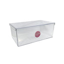 Blue Star Cake Box Cristal Retangular com Tampa 1,5L