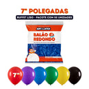 Art Latex Balão Buffet Nº7 com 50 Unidades