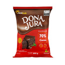 Dona Jura Chocolate em Pó Solúvel 70% Cacau 500g Zero Lactose