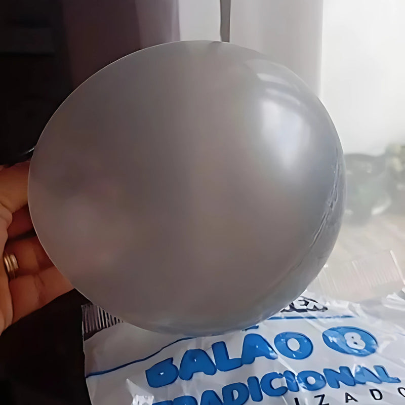 Art Latex Balão Metalizado 8"  Pacote com 50 Unidades