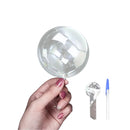 Balão Bubble Transparente YDH 5" com 50 Unidades