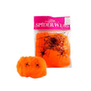 Bola Decorativa com Teia e Aranhas YDH