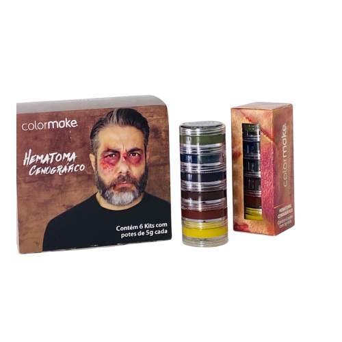 Colormake Kit Hematomas 6 Cores com 5g Cada