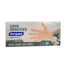 Bompack Luva Viniflex Sem Pó Transparente P,M ou G