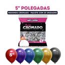 Art Latex Balão Cromado 5 Contém 25 Unidades