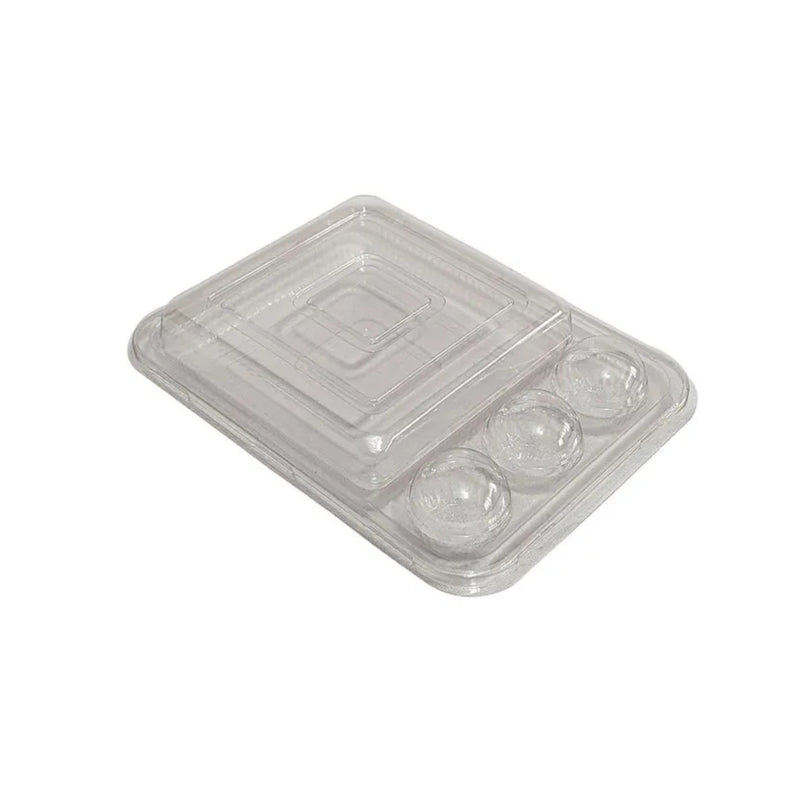 Flip Fiesta Embalagem Cristal 20cm x 16cm para Bolo e Doces Contém 5 Conjuntos