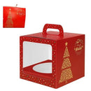 Ideia Caixa Alça com Visor (Panetone) Natal Luz com 5 Unidades
