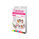 Mago Kit Canetas para Decorar Bolos Contém 8 Unidades