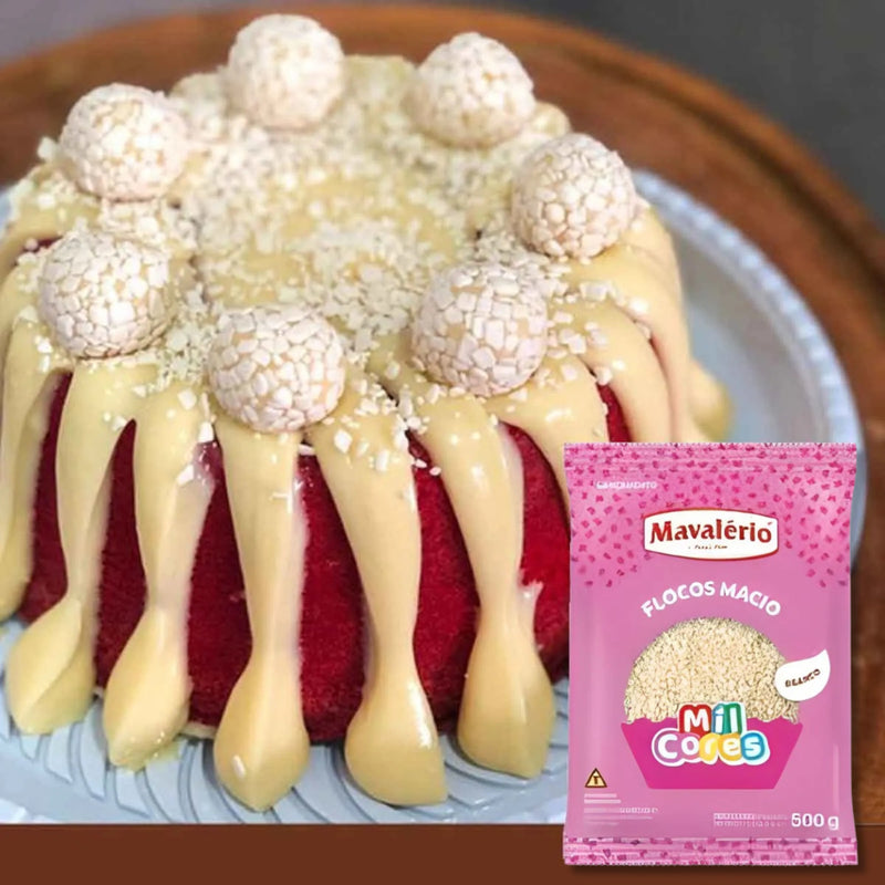 Mavalério Flocos Macio Branco 500g