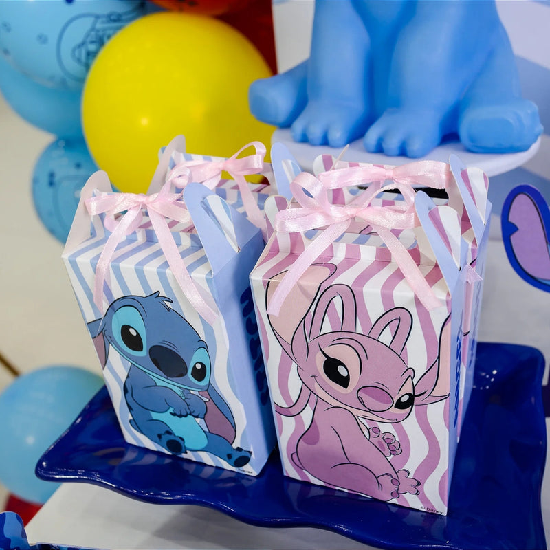 Festcolor Caixa Surpresa Stitch e Angel com 8 Unidades