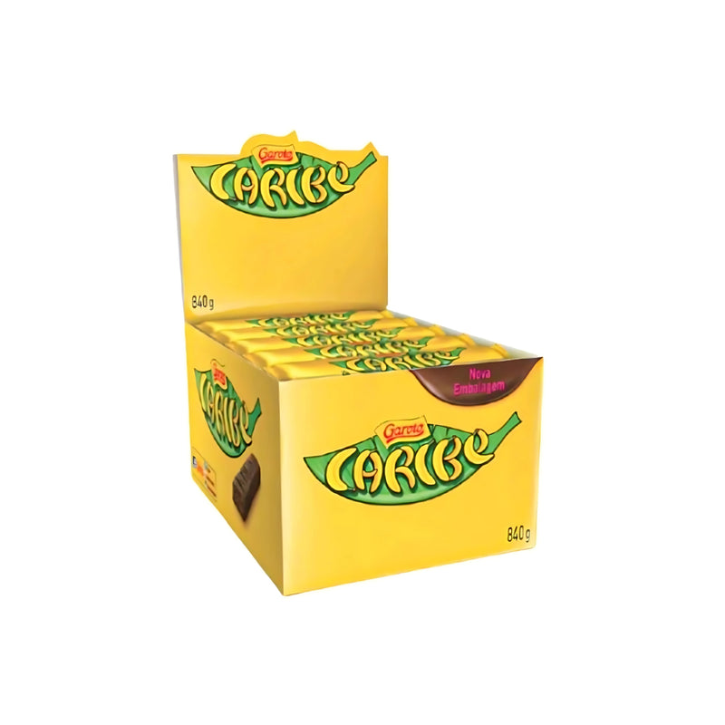 Garoto Bom Bom Caribe Candy Bar Com 30 Unidades