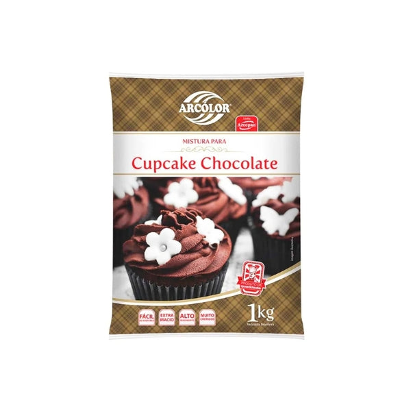 Arcolor Mistura para Cupcake Chocolate 1kg