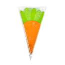 Cone Cenoura para Doces Albano Laranja 30 x 15cm com 50 Unidades