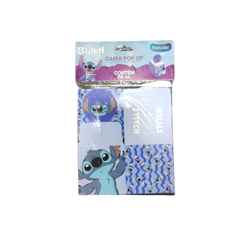 Festcolor Caixa Pop Up Stitch com 8 Unidades
