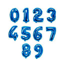 Eixo Firme Balão Metalizado Pequeno Tamanho 18" Número