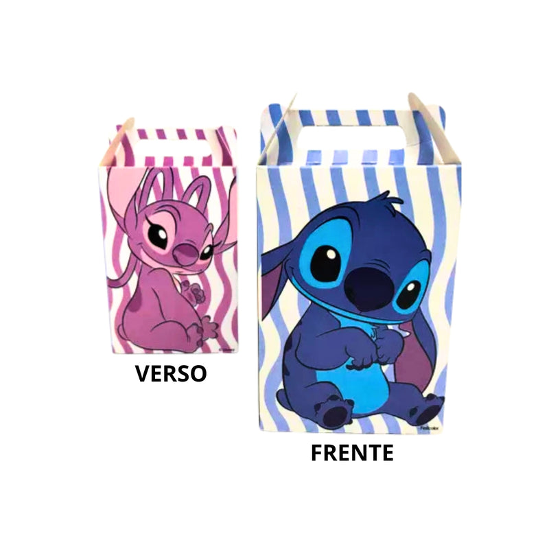 Festcolor Caixa Surpresa Stitch e Angel com 8 Unidades