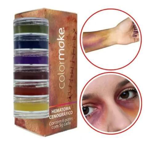 Colormake Kit Hematomas 6 Cores com 5g Cada
