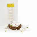 QFesta Ovos de Isopor Páscoa 4cm x 6cm Contém 6 Unidades
