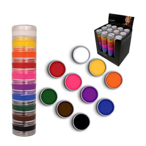 Colormake Tinta Cremosa com 10 Potes de 4g Cada