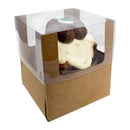 Ideia Caixa Encanto (Panetone) Kraft com 10 Unidades