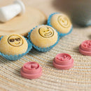 Blue Star Kit Carimbo Emoções Amarelo 2cm