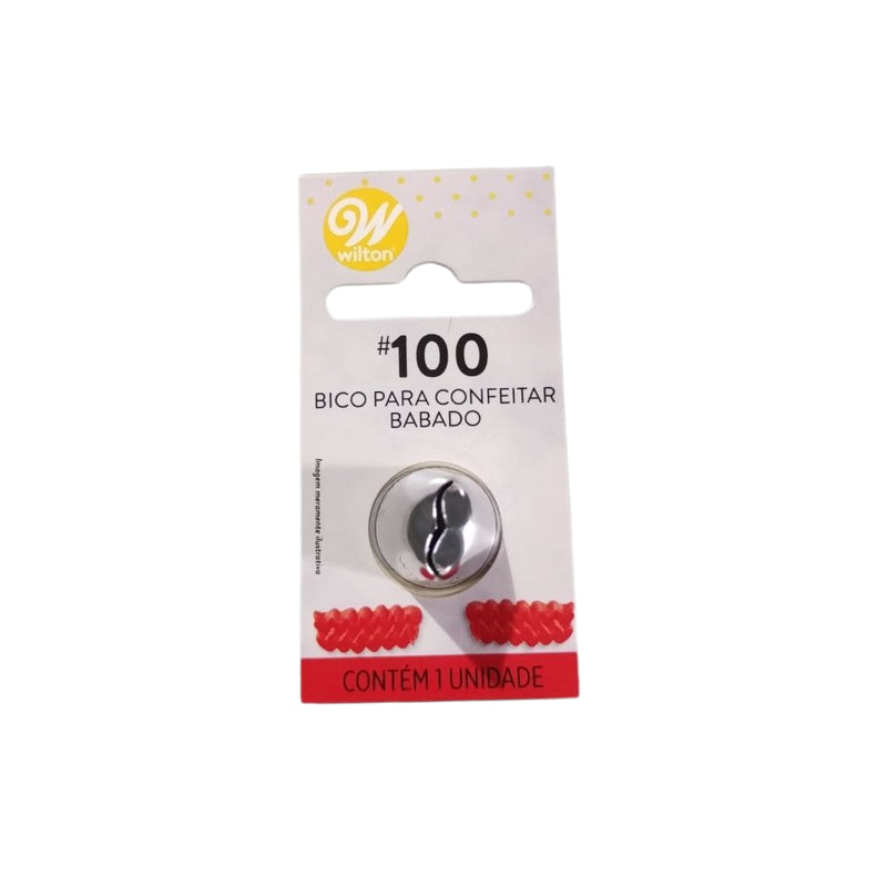 Wilton Bico para Confeitar Babado Nº 100 Inox