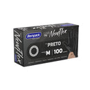 Bompack Luva Viniflex sem Pó Cor Preta P,M ou G