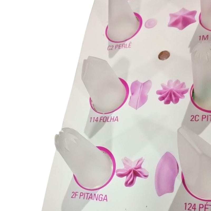 Mago Kit Bico de Plástico Grande Contém 8 Unidades