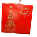 Ideia Caixa Alça com Visor (Panetone) Natal Luz com 5 Unidades