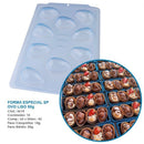 Forma BWB Semiprofissional com Silicone para Ovo Liso