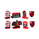 Festcolor Decoração de Mesa Flamengo Oficial Pacote com 8 Unidades